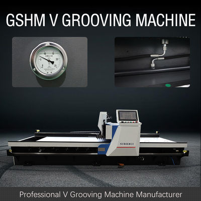 Máquina de V-Grooving de alta velocidade de 220 V para decoração de parede de cortina de metal