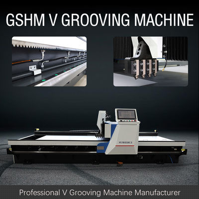 Máquina de moldagem multifuncional em V-Groove para fabricação de chapas de metal