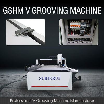 Máquina de corte V automático hidráulico do CNC V do Signage que sulca a máquina 1240