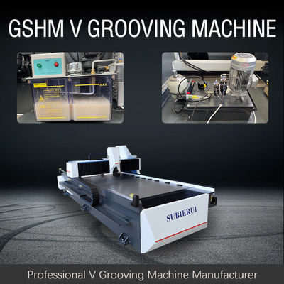 CNC vertical de aço inoxidável V da máquina de entalho da decoração V que sulca a máquina 1560