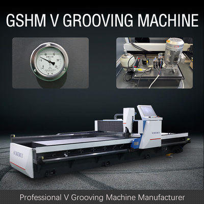 Máquina 1232 de sulco do CNC V para o Signage da parede de cortina da chapa metálica