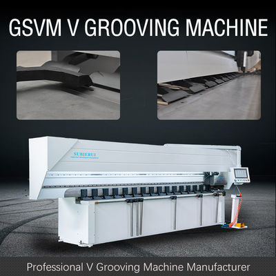A máquina do Groover da chapa metálica V para a exposição sustenta fabricantes de sulco da máquina V