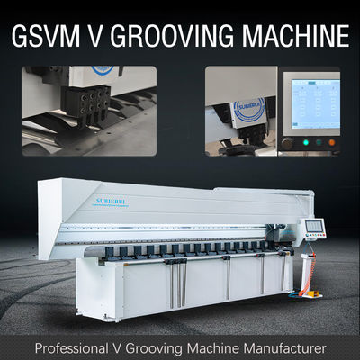 A máquina do Groover da chapa metálica V para a exposição sustenta fabricantes de sulco da máquina V