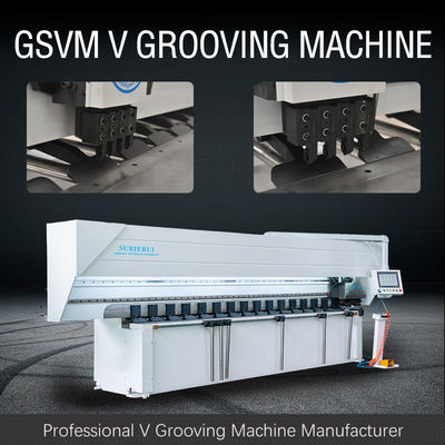 máquina de sulco do CNC V de 4000mm para o metal do ornamento que sulca a máquina