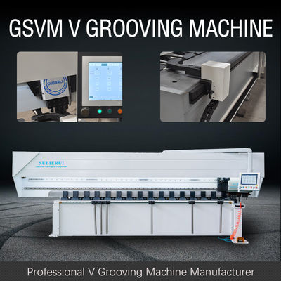 máquina de sulco do CNC V de 4000mm para o metal do ornamento que sulca a máquina