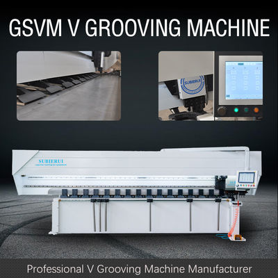 máquina de sulco do CNC V de 4000mm para o metal do ornamento que sulca a máquina