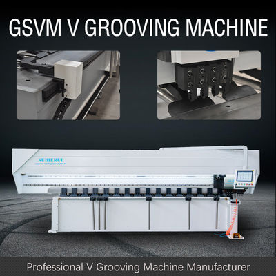 A máquina do Groover da chapa metálica V para a exposição sustenta fabricantes de sulco da máquina V