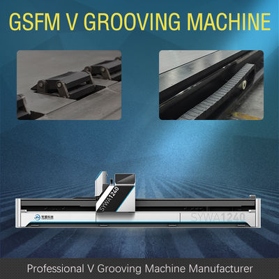 Máquina horizontal do Groover da máquina de corte V do CNC V para os painéis de parede 1560 da cortina do metal