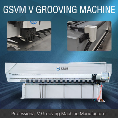 Máquina de sulco do CNC V da precisão para a máquina de corte vertical 1225 dos suportes V da exposição