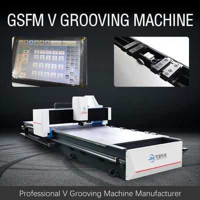 Modelo 1225 Máquina CNC V de Grooving com acionamento hidráulico do pé para placas de cobre